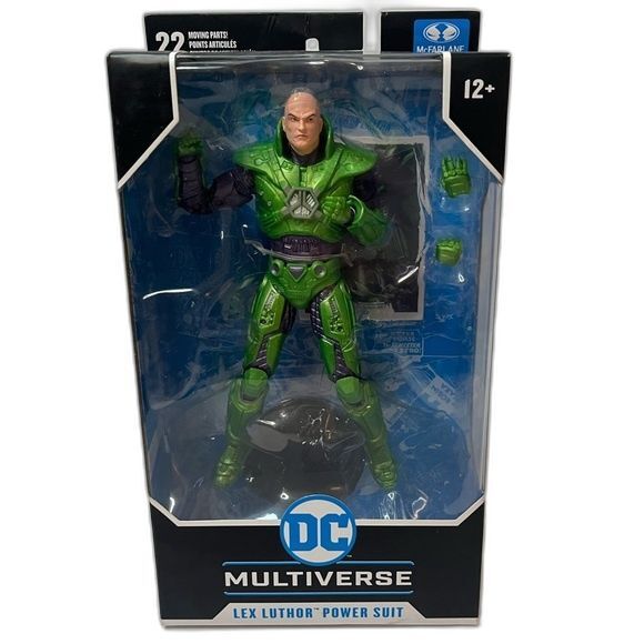 McFarlane DC Multiverse Villian Lex Luthor Green Power Suit 7" Action Figure NEW - Picture 8 of 9